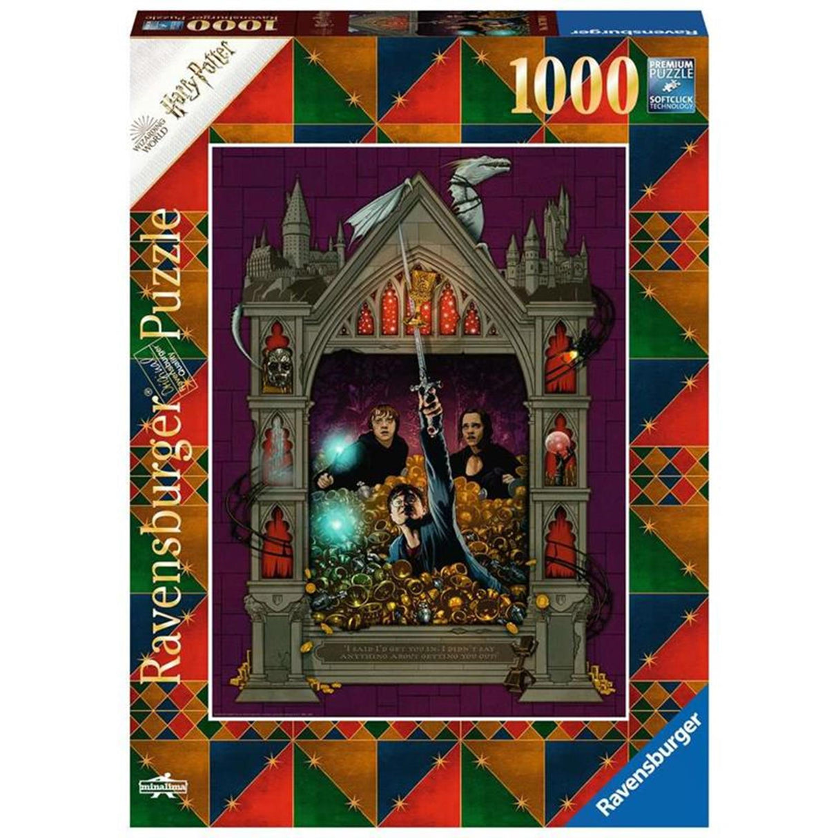 Ravensburger puslespil harry potter 8 - puslespil - 1000 brikker
