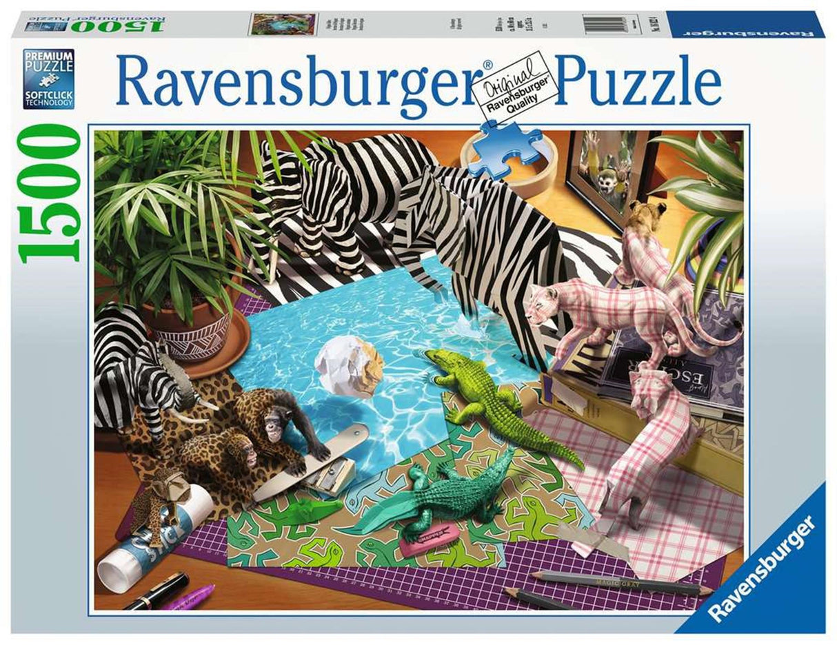 Ravensburger puslespil origami eventyr 1500 brikker