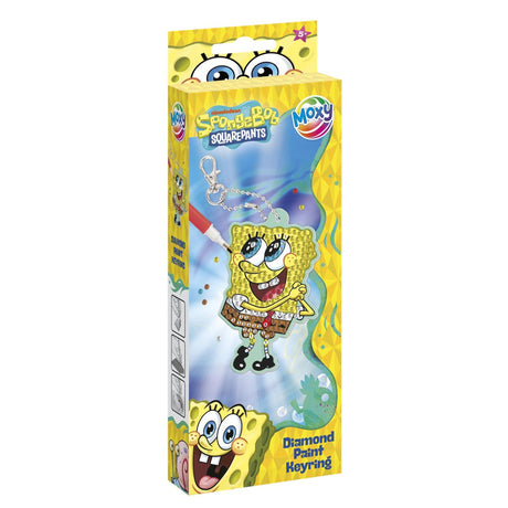 Moxy spongebob diamond painting sleutelhanger 20.5x7.5cm