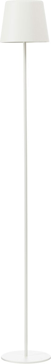 Brilliant kaami - udendørs gulvlampe - LED 4W - ø 18 cm - 350 lm - 3000k - 3-trins dæmpbar - USB genopladelig - hukommelsesfunktion - IP44 - hvid