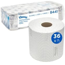 Toiletruller Kleenex 2-lags hvid