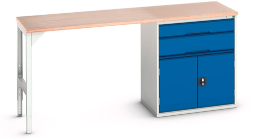 Bott verso arbejdsbænk 2000x600x930mm