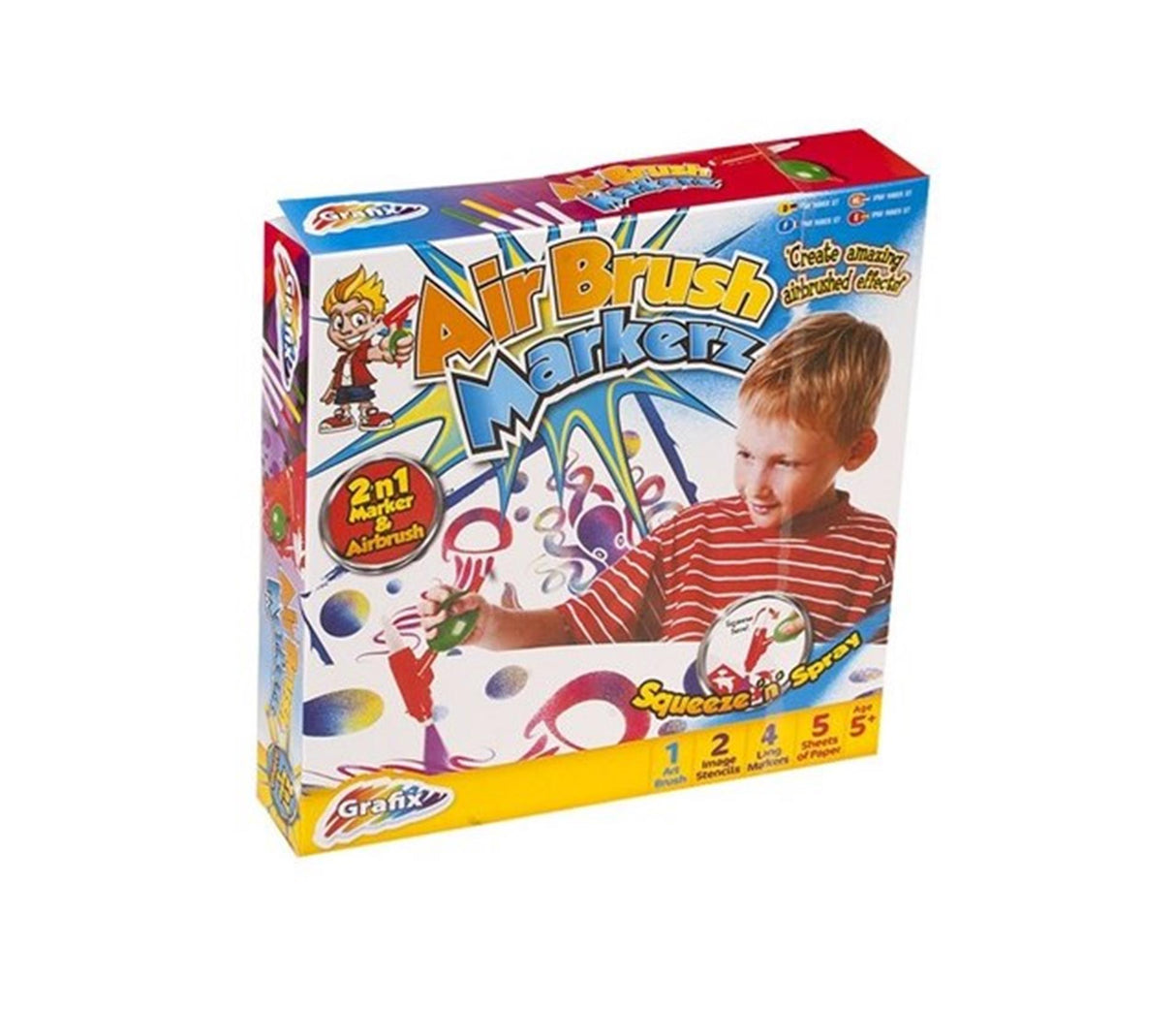 Grafix air brush sjov 2-i-1 markør