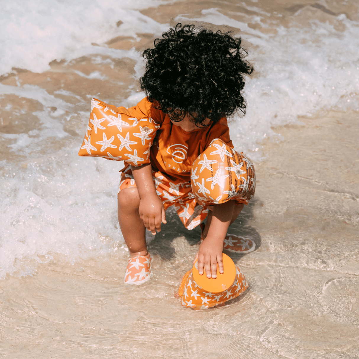 Seastar | orange svømmearmbind 2-6 år