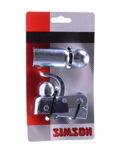 Simson Bicycle Car Link - Stærk kobling til cykeltrailer - Universal - Galvaniseret
