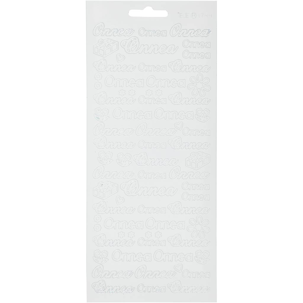Https: www.cchobby.nl stickers-onnea-vel-10x23-cm-white-1-sheet