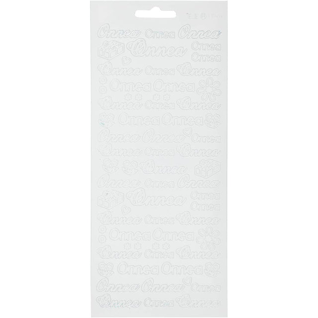 Https: www.cchobby.nl stickers-onnea-vel-10x23-cm-white-1-sheet
