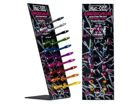 Muc-off display tubeless ventilstativ inkl ventiler