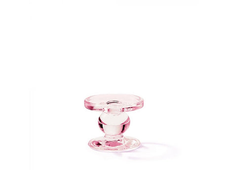 Ambiente lysestage glasrosa ø9xh7cm