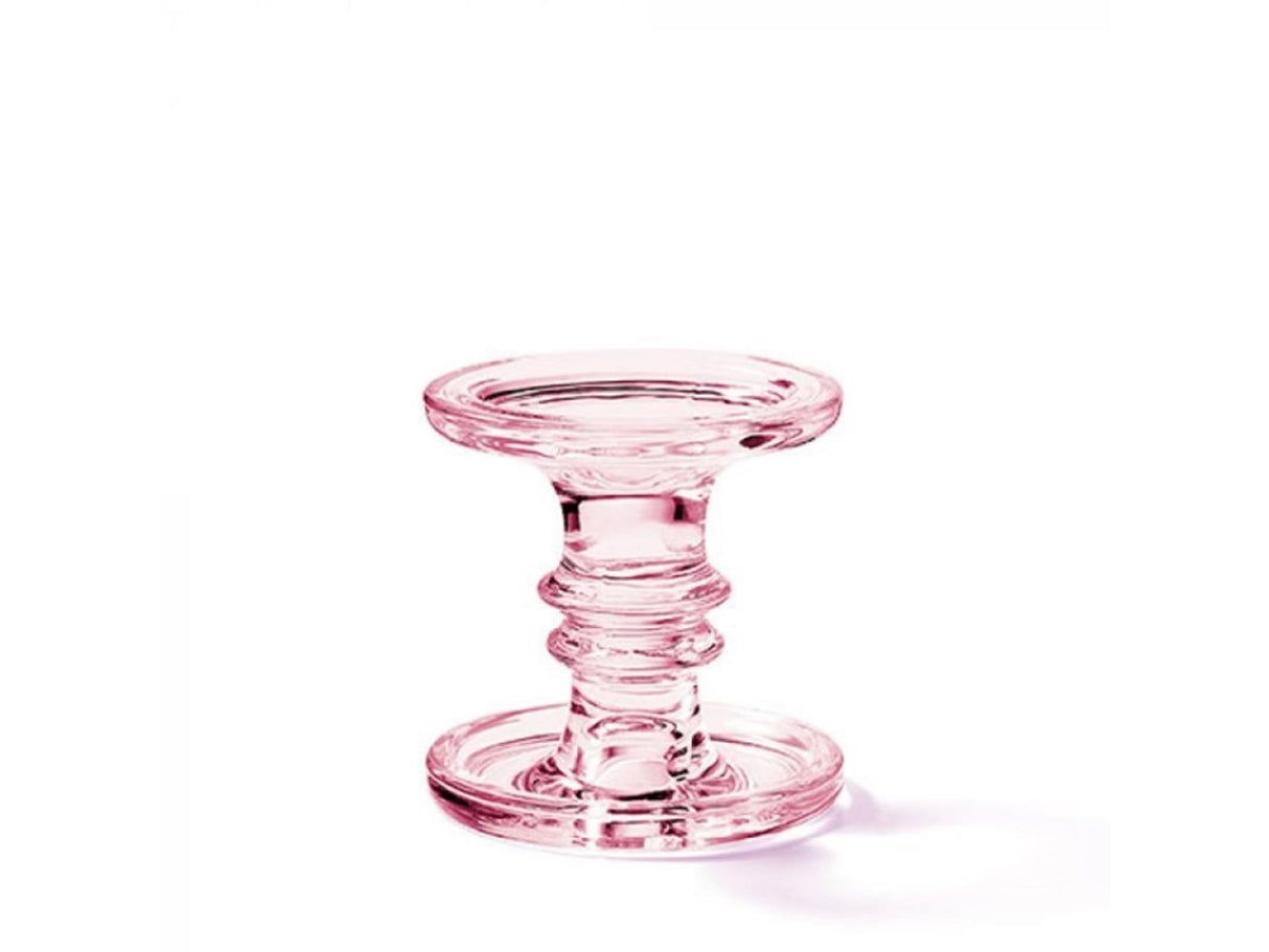 Ambiente lysestage glas stor pink ã˜11xh11cm