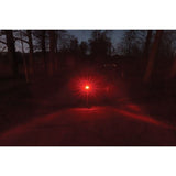 Axa bærebaglygte Juno elcykel 6-12 volt 80 mm - rød
