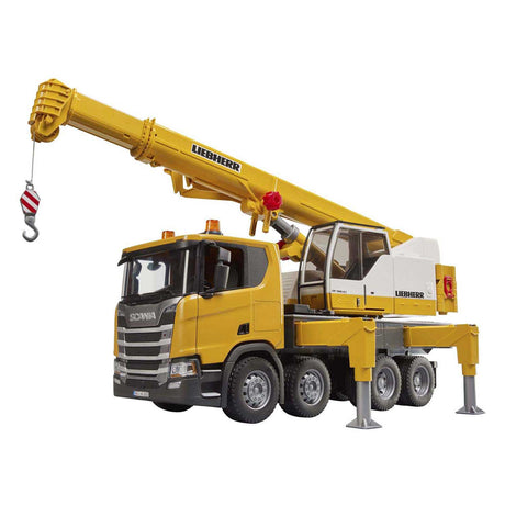 Bruder 3571 lastbil scania 560r liebherr kran med lastbil