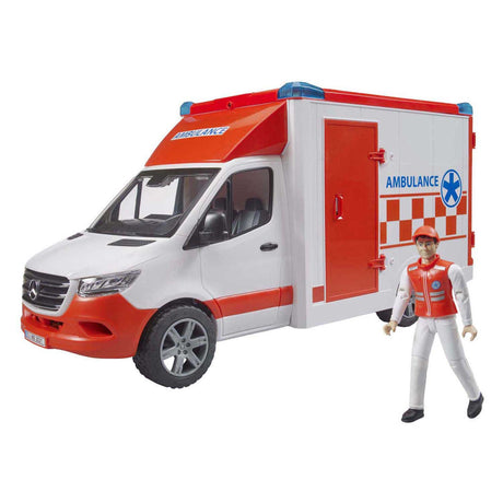 Bruder Mercedes sprinter ambulance med paramediciner - lys lyd - 2676