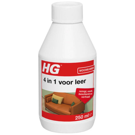 Hg 4 i 1 til læder | renser, nærer, beskytter og vedligeholder læder 250ml