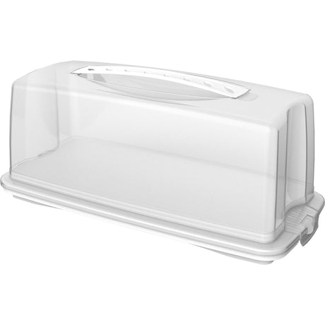 Rotho frisk kageæske rektangel 36x16,5x16,5 cm hvid gennemsigtig