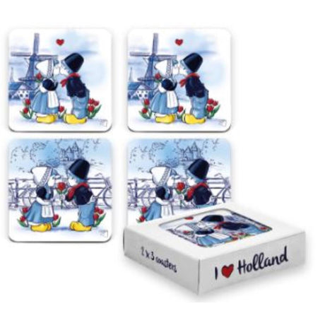 Coasters kysser par 6 stk