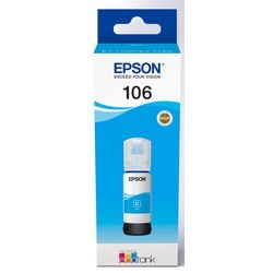 Blækflaske epson 106 c13t00r240 cyan