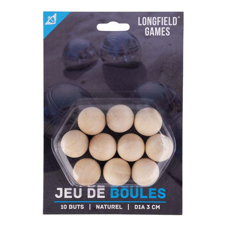 Engelhart træ jeu de boules buts, 10 stk.