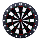 Longfield børnevenlig dartskive - ø 42 cm - inklusiv 2 sæt softip dart 18 gram - sikker dartskive til børn - børnesikkerhed -
