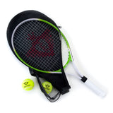 Engelhart tennisketcher med betræk og 2 bolde - grøn