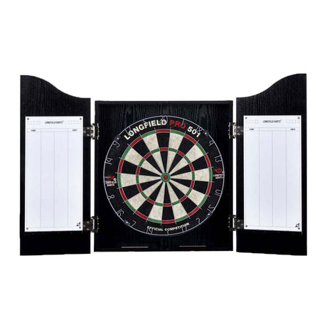 Abi træ cnet med sisal dartskive inkl. dart sæt