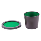 Longfield pokerkop med låg - inklusive 2 sæt terninger (16 mm) - terningsæt - klassisk terningespil familiespil - englehjerte