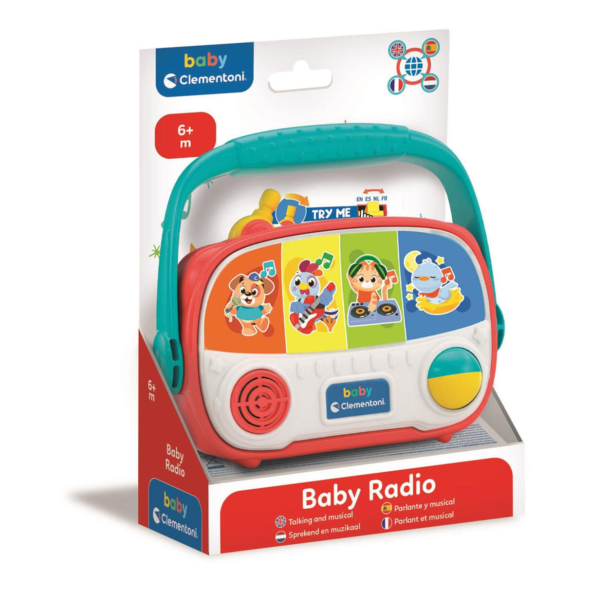 Clementoni babytaler og musikalsk radio