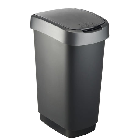 Rotho twist affaldsspand 50l sort