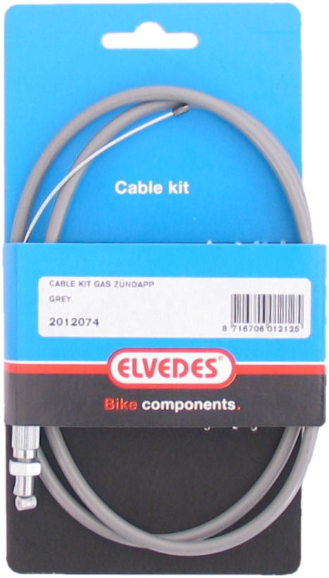 Elvedes gas kabel zundapp - grå