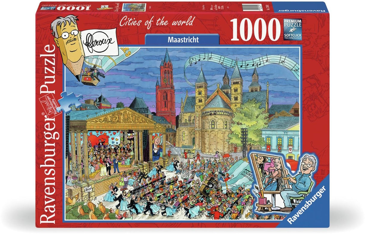 Ravensburger puslespil: maastricht 1000 brikker