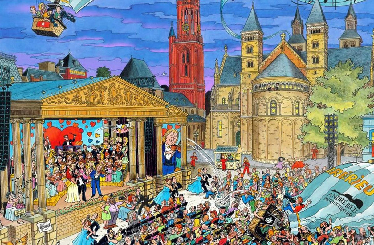 Ravensburger puslespil: maastricht 1000 brikker