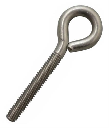 Skrueøje m6x20x10 rustfrit stål a2