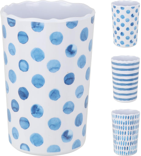 Fremragende husholdningskop melamin 340ml ø8xh11cm 3 assorteret
