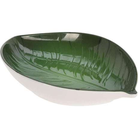 Fremragende husholdningstallerken melamin bladform 23x15cm