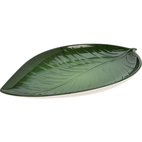 Fremragende husholdningstallerken melamin bladform 41x24cm
