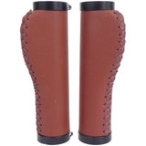Kanthåndtag Sæt læder inkl. Lockkring - Camel Brown- 135 135mm (butikspakning)