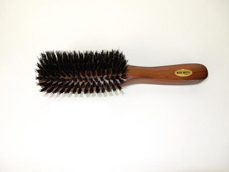 Hårbørste bred brunt træ hårde børster-bådmodel- 22cm