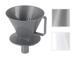 Fremragende husholdningsartikler kaffefilterholder + tud assorteret