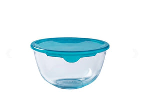Pyrex - cook enjoy røreskål med låg 700 ml - gennemsigtig - borosilikatglas - polypropylen