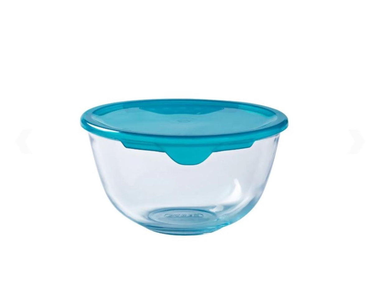 Pyrex røreskål med låg 1l ø17cm