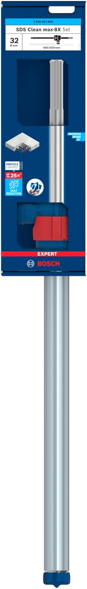 Bosch expert sds clean max-8x hammerboresæt 32 x 400 x 650