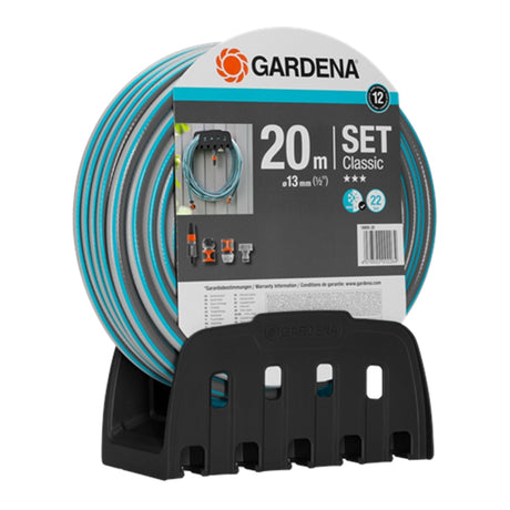 Gardena vægholder med slange | 20m | 13 mm | sæt - 18005-50 - 18005-50