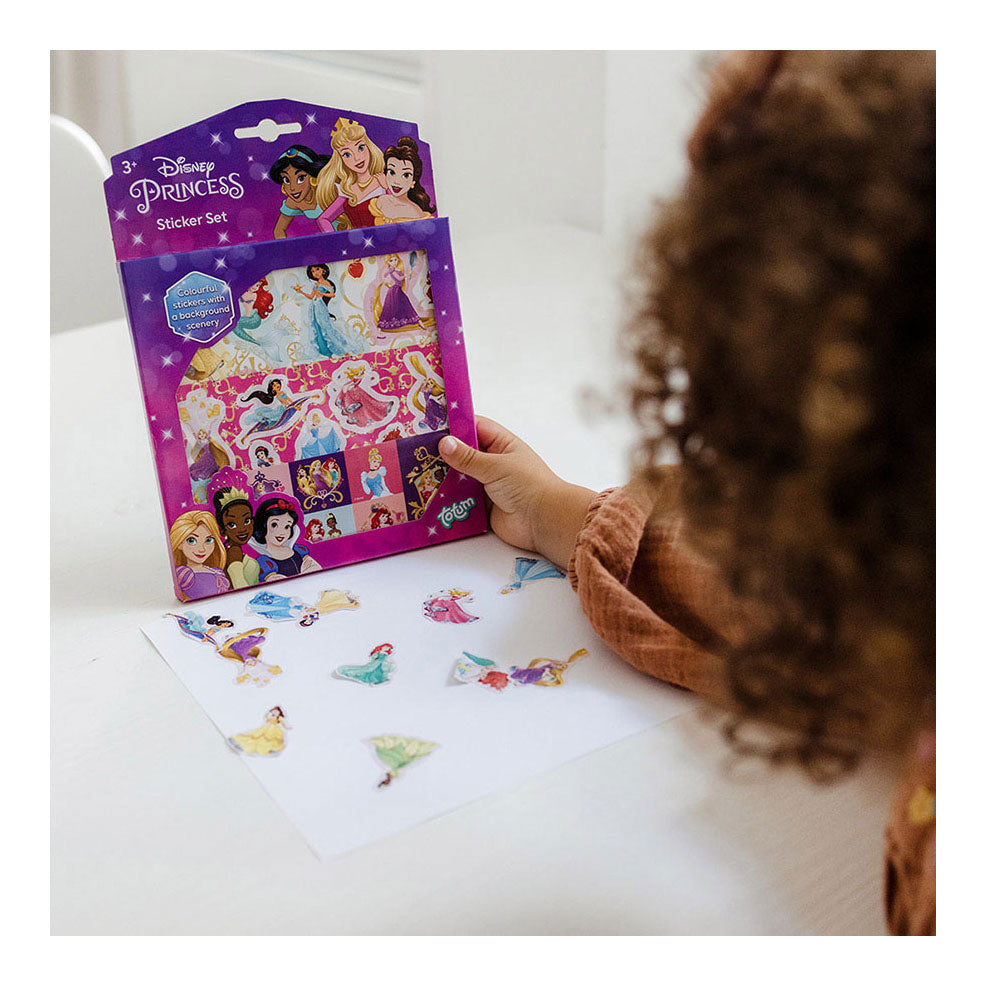 Totum disney prinsesse klistermærke sæt