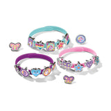 Totum unicorn 3 skyderarmbånd med 18 charms - håndværkssæt - håndværkslegetøj til piger og drenge fra 3 år