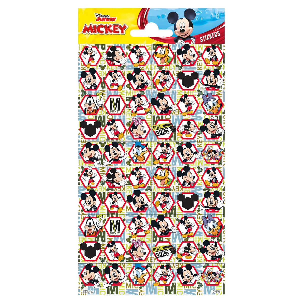 Totum klistermærke ark mickey mouse