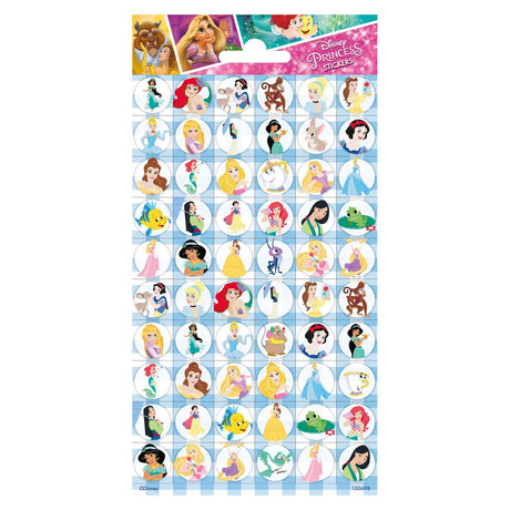 Totum klistermærkeark Disney prinsesse