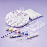 Totum craft case disco dans lærred maleri - legetøj piger - crafting med gips home deco