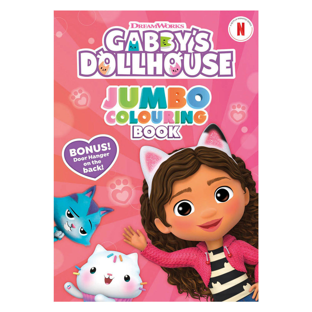 Totum gabbys dukkehus jumbo malebog