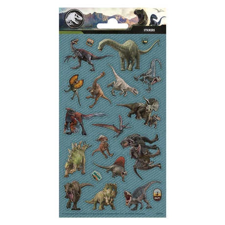 Totum klistermærke ark jurassic world
