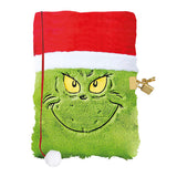 Totum fluffy notebook grinch